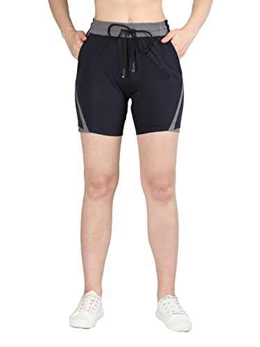 Image of CHKOKKO Summer Basketball Sports Workout Gym Training Wear Shorts for Women