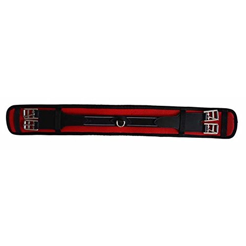 German Riding Sattel Expert - baumlos (schwarz rot)