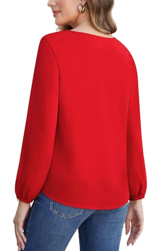 Image of Women's Sleeveless Chiffon Tank Top Business Casual Blouse Tunic Top
