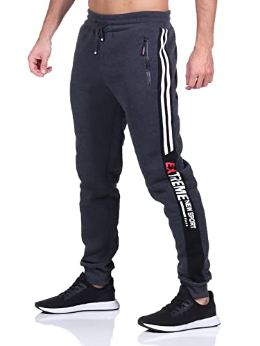 ZARMEXX Pantalon de jogging pour homme, pantalon de sport, pantalon de sport, pantalon de sport, pantalon de sport, pantalon de jogging, pantalon de loisirs, A2268 gris, XXL Cover
