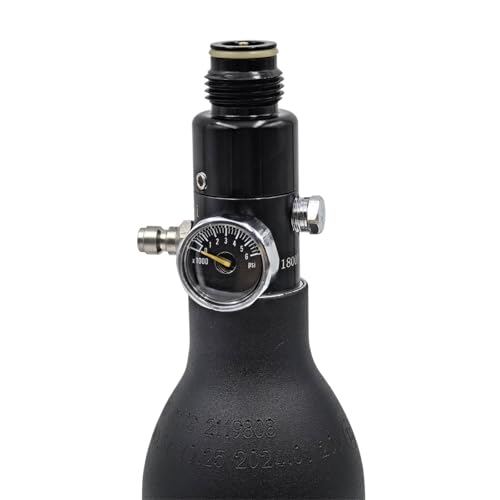 Válvula para botella de Co2 que soluciona las fugas y caídas de presión de 4500psi a 800psi 5