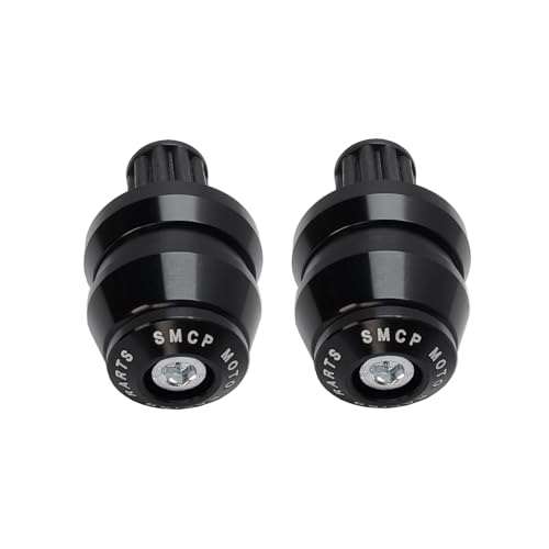 JCSUMRID 22mm 7/8'' Motorcycle Bar End Plug Sliders Universal Handlebar Grips Bar Ends Caps Replacement for Honda Yamaha Suziku Kawasaki BMW Motorbike Dirt Bike(Black) by JCSUMRID - Image 7