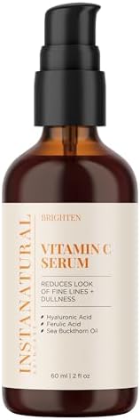 InstaNatural Vitamin C Face Serum: Fine Lines and Discoloration, 2 Fl Oz