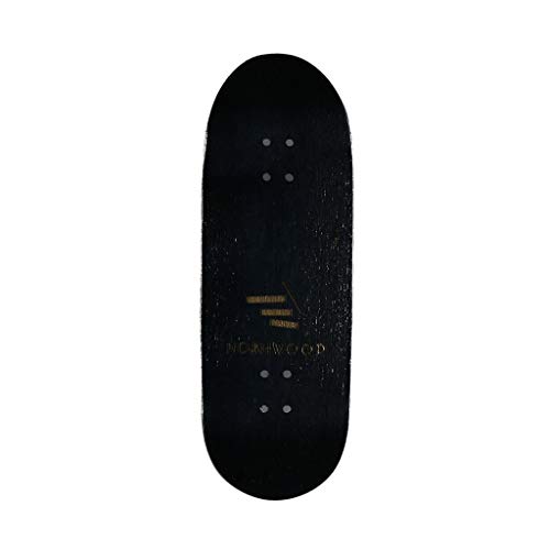 NOAHWOOD Wooden PRO Fingerboards NW8.0 360flip King of Finger (Black Maple, 100x34mm Deck)