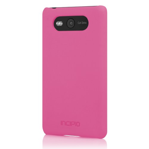 Incipio NK-140 Feather Case for Nokia Lumia 820-1 Pack - Retail Packaging - Neon Pink