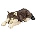 Produktbild Wild Republic 82332 - Floppies, Wolf, 76 cm - Kuscheltier aus Plüsch, 30", ['Gray', 'Brown', 'White']