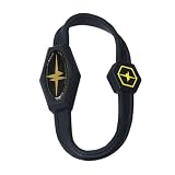 [ZAAP] 医療機器搭載 Slico ブレスレット ブラック Sサイズ(17cm) イナズマロゴ 静電気軽減