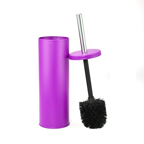 Preisvergleich Produktbild QQB *Toilettenzubehör Badezimmer WC Bürste Metall Weiche Haarbürstenhalter Reinigungsbürste (Farbe : F)