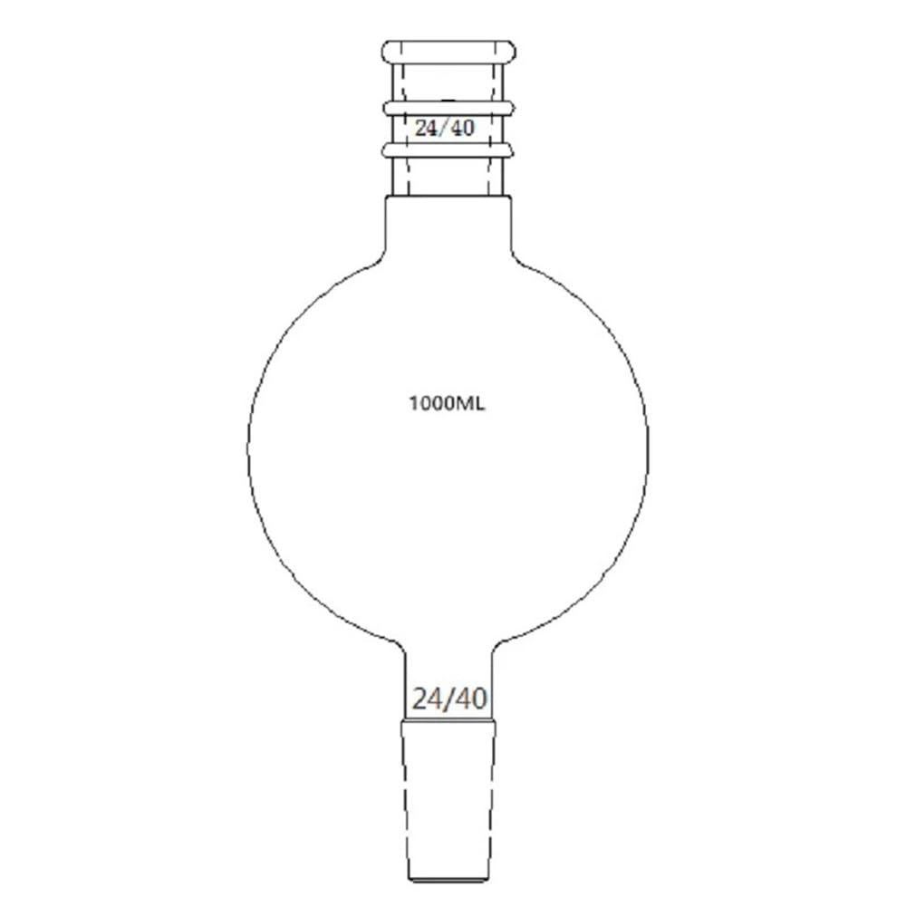 Vetreria da laboratorio Bottiglia di stoccaggio for giunti migliorati in vetro borosilicato C18(100mL-C189100JQ)