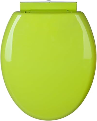 Abattant WC rond vert polypropylène couvercle fermeture douce O