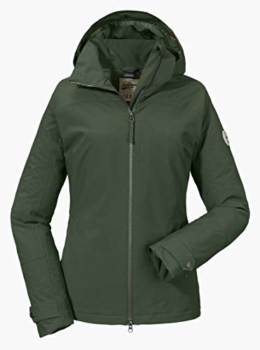 Preisvergleich Produktbild Schöffel Jacket Murnau2, wasserdichte Allwetterjacke mit flexibler Kapuze, leichte und komfortable Übergangsjacke für Frauen Damen, deep depths, 34