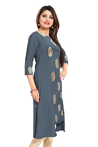 Image of ALC Creation Women's Crepe A-line Kurti
