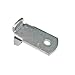 Produktbild 10 Stück HKB Regalbodenträger für Hettich VARI-16mm Schiene mit 10mm Aufnahme, Eisen vernickelt, mit Loch für Schraube zur Arretierung des Regalbodens, Hersteller HKB®, Artikel-Nr. 51380