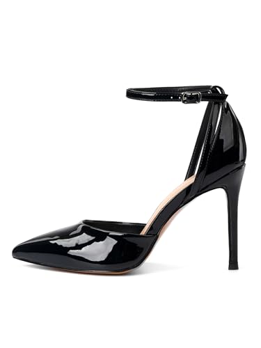 Rio Fiore Pumps Damen, Schwarz, Stöckelschuhe mit 8.5cm Absatz...