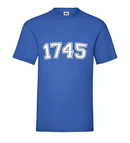 T-shirt pour homme bleu roi taille XXXL modèle 1745