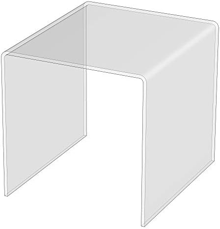 Clear Acrylic Plastic Cabinet Display Stand - Exhibition Riser Plinth- Hoverstand (4mm-thick-30cm-10cm-10cm, Max Load 1.5kg)