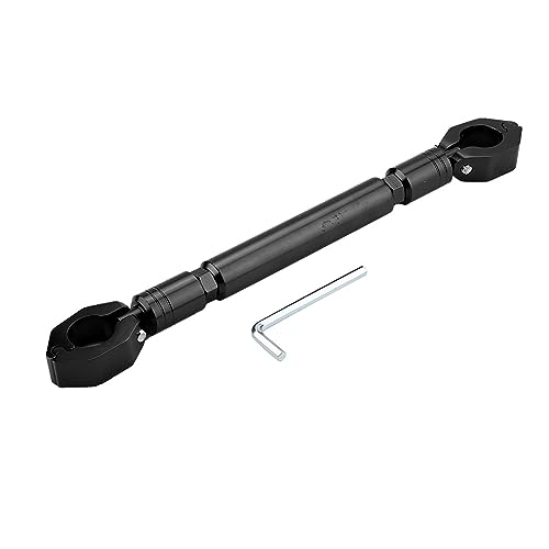 Aramox - Aramox Barre d'équilibre de moto, barre transversale universelle en alliage d'aluminium de 22 mm, guidon de moto, renfort d'accessoires de levier (noir)