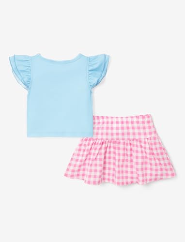 Image of Peppa Pig Toddler Girls Skirt Sets Top Shirt and Skirt for Birthday Party