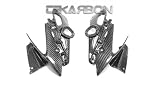 Tekarbon, Replacement Headlight Side Fairings, for Yamaha FZ8 (2011-2013), Carbon Fiber, 2x2 Twill Weave