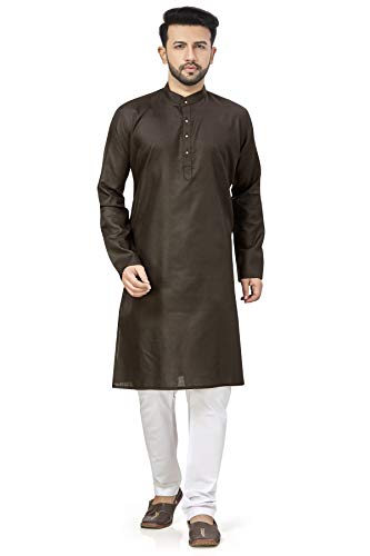 Image of BE ACTIVE Linen Blend Solid Pattern Trendy Comfortable Stylish Full Sleeve Kurta Men's Ethnic Wear
