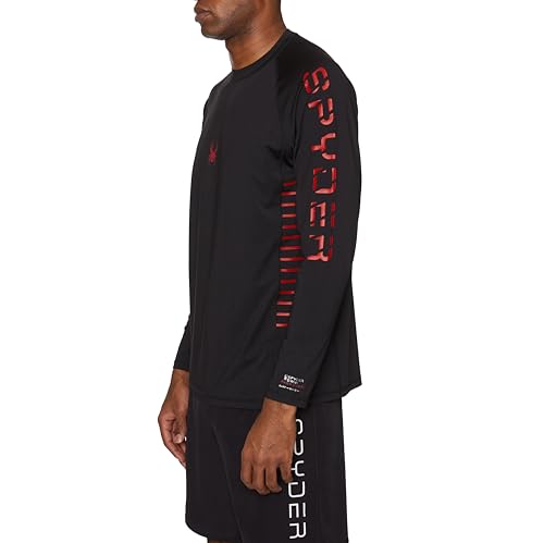 Spyder Men's Heather Long Sleeve Rashguard – UPF+, Quick-Dry, Swim Shirt, Surfing, Hiking3