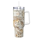 Verrouillage de la température à double paroi : le design à double paroi scellé sous vide bloque les températures, gardant les boissons chaudes et froides au frais pendant des heures. Ce shaker isotherme en coquillages et étoiles de mer sur la bouteille imprimée sable blanc garantit que vos boissons restent à la température parfaite.