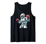 Robot with boxing gloves