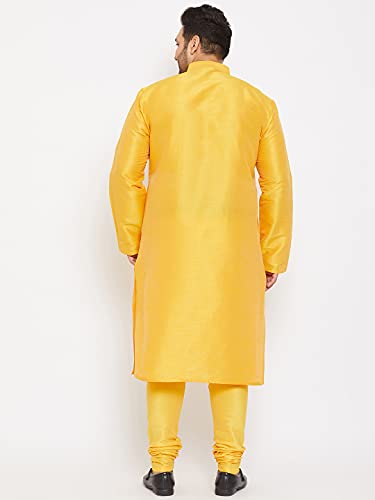 Image of VASTRAMAY Plus Size Men's Silk Blend Kurta Set-New