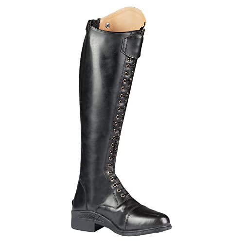 Botas de equitación negras para señoras con gemelos anchos modelo Lacey 4