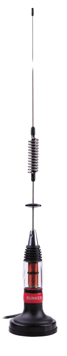 Sunker Elite CB119 - Antenna CB magnetica, 100 Watt, 100 Watt, 100 W, 100 W, per l'ANTENNE camion, 72 cm