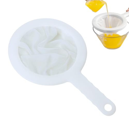 Colador De Malla - Fino De Nylon Colador De Separación, Alimentos De Nylon | Herramienta De Colador De Cocina Cómodo Para Agarrar La Leche De Soja La Leche De Arroz El Jugo El Vino La Miel Etc.
