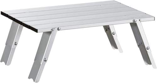 Uquip Handy - Table Basse Pliante en Aluminium – Réglable en 2 Hauteurs (11/16 cm)