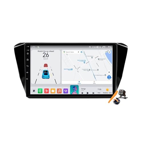 Autoradio GPS Navigation Android 15.0 Superb Carplay Android Auto Récepteur Bluetooth FM 10''