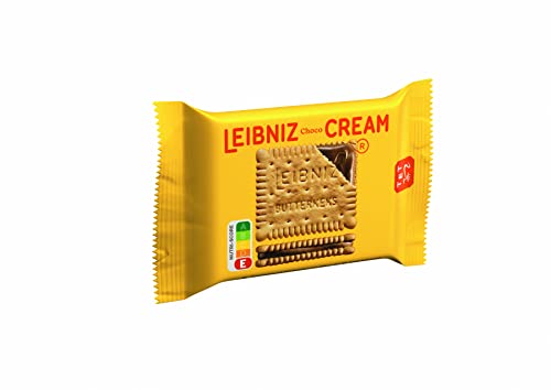 LEIBNIZ Cream Choco - Großpackung - 2 Butterkekse mit Schoko-Cremefüllung (100 x 19g)