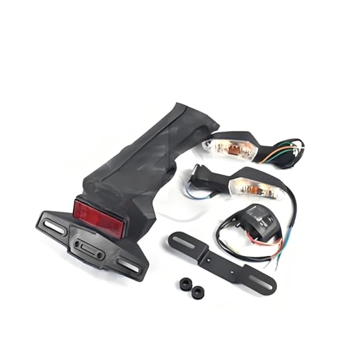Support de plaque moto pour Z1000 2014-2020 avec éclairage LED noir - 3