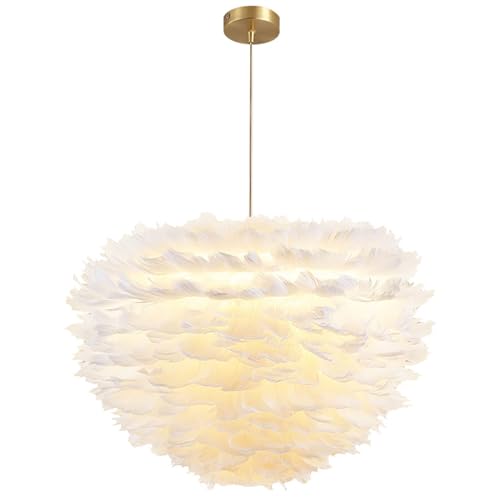 OGPZGNNZ Kreative Nachttischlampen, nordische Feder, personalisierte mädchenhafte Home-Deco-Beleuchtungskörper für Bar, Wohnzimmer, Schlafzimmer, 30 cm, Weiß OGPZGNNZ Kreative Nachttischlampen, nordische Feder, personalisierte mädchenhafte Home-Deco-Beleuchtungskörper für Bar, Wohnzimmer, Schlafzimmer, 30 cm, Weiß