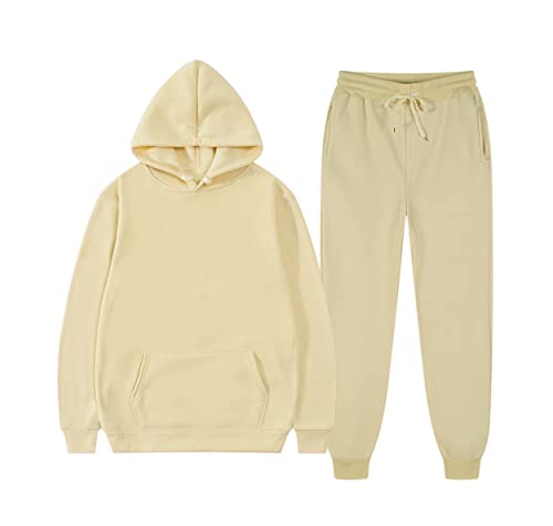 Sportswear sweat à capuche homme femme thermique avec pantalon à cordon de serrage pour running