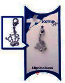 I LUV LTD Scottish Bagpipe Clip On Charm