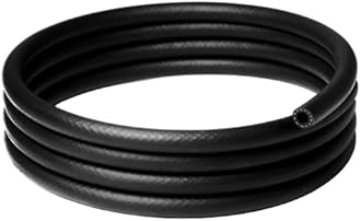 1/2 Inch (13mm) ID Fuel Line Hose, 5 FT 300PSI Push Lock NBR Rubber Hose for Automotive