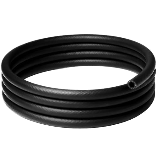 1/2 Inch (13mm) ID Fuel Line Hose, 5 FT 300PSI Push Lock NBR Rubber Hose for Automotive