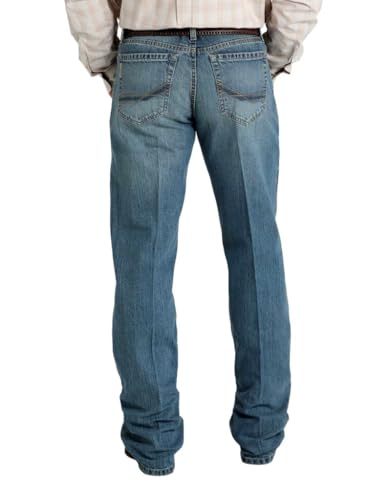 Cinch Western Jeans Mens Grant Bootcut Relaxed Medium Wash MB313370013