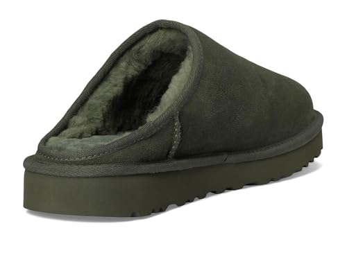 Image of UGG Men's Classic Slip-On Slipper, Woodland Green, 8