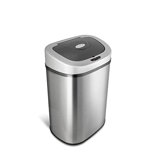 Ninestars Nine Stars 21.1-Gallon Motion Sensor Stainless Steel Trashcan DZT-80-4