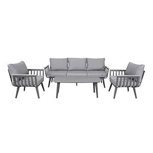 Lesli Living Lounge Set Amalfi Anthrazit