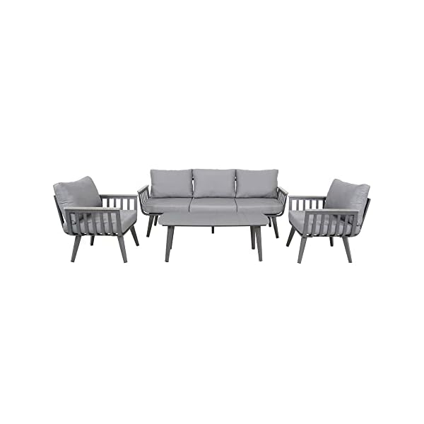 Lesli Living Lounge Set Amalfi Anthrazit