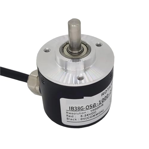 YI53ZX0 Codificador rotativo magnético de 38 mm 6/8 mm Codificador incremental universal de eixo sól