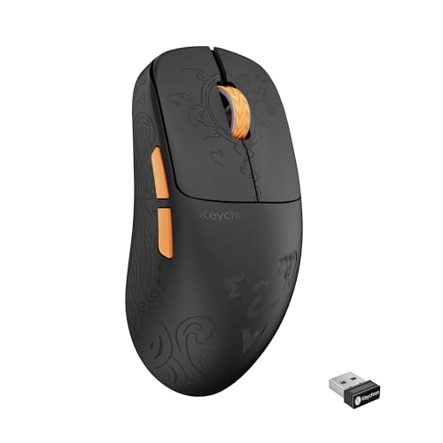 Keychron G3 8K Carbon Fiber Wireless Gaming Mouse, 30000 DPI...