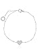 Produktbild Thomas Sabo Armband Herz mit Kugel silber, 925 Sterlingsilber, 16-19 cm Länge