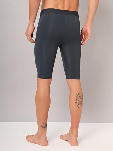 Image of TECHNOSPORT Mens Compression Tights for Gym, Running, Cycling, Swimming, Workout & Athletic Activities