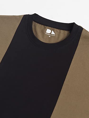 Image of Dennis Lingo Men's Cotton Slim Fit Solid Round Neck T-Shirt